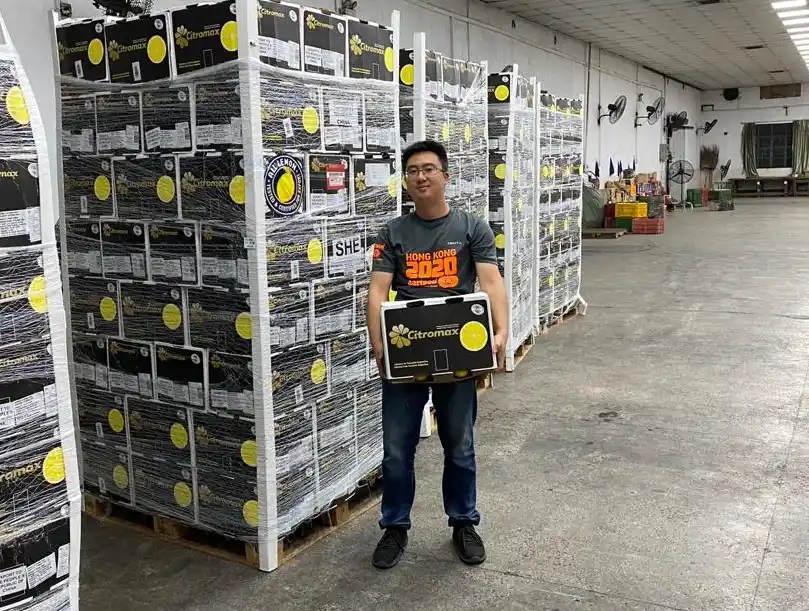 ¡LLEGARON! Los limones tucumanos ya están en China. Foto: gentileza Acnoa