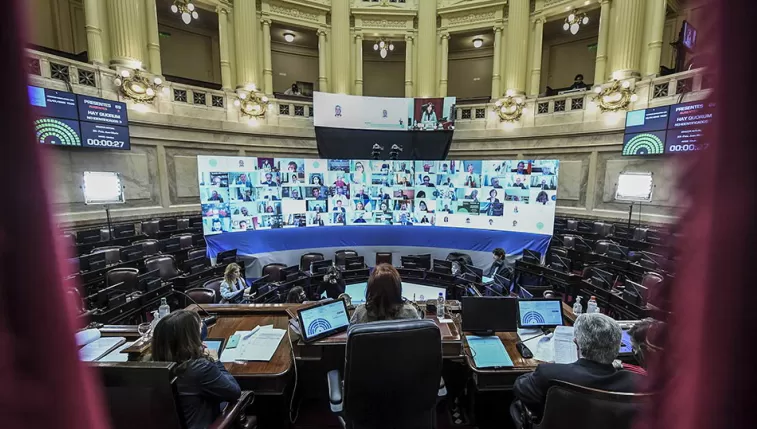 AUDIENCIAS. El proyecto de reforma de la Justicia, que el presdiente, Alberto Fernández, envió al Senado, viene siendo debatido en comisiones.