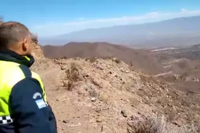 Video: el momento en que hallaron la camioneta de Terán Nougués