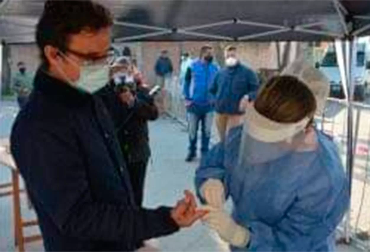 El intendente Sánchez dio negativo para coronavirus en un testeo rápido