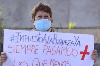 Barrios de Pie realizó ollas populares por el impuesto a las grandes fortunas