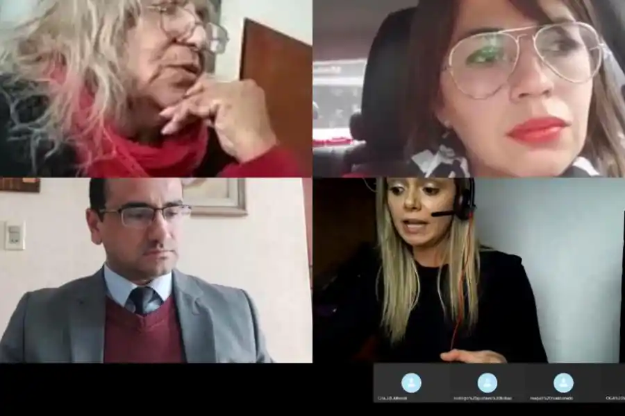 VIDEOCONFERENCIA. Foto: prensa Ministerio Público Fiscal