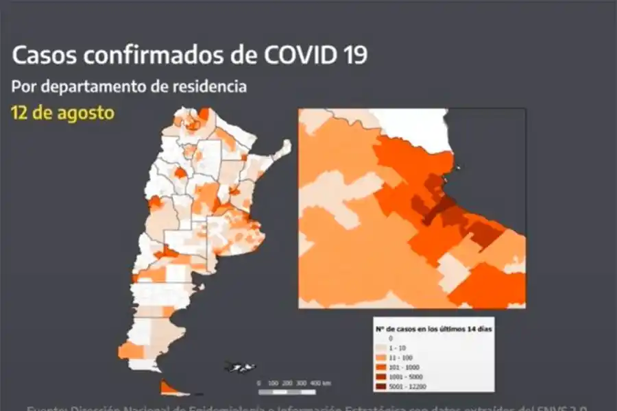 Uno por uno, los ocho gráficos que mostró Alberto Fernández sobre el coronavirus en el país