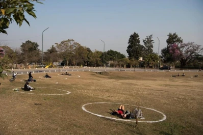 En imágenes: la previa del Día del Niño, con barbijo y cautela