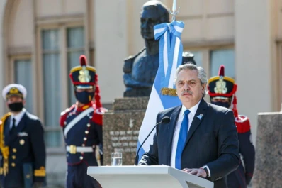 Fernández presidió la ceremonia por el 170° aniversario de la muerte del general San Martín