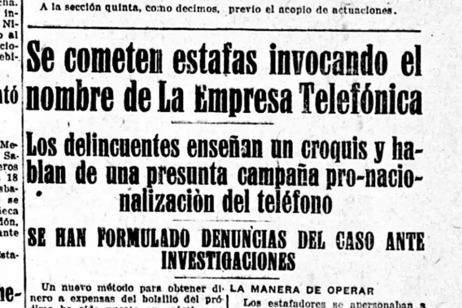 NOTICIA. La estafa generó revuelo ya que se vieron afectados comerciantes y particulares en un accionar bien planificado.  