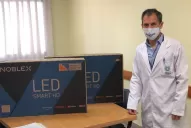 Debieron donar cinco smart TV y dos heladeras a hospitales por haber violado la cuarentena