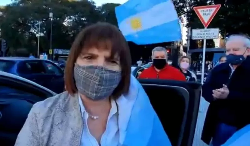 Según Patricia Bullrich, Macri estaba muy contento por la marcha de ayer