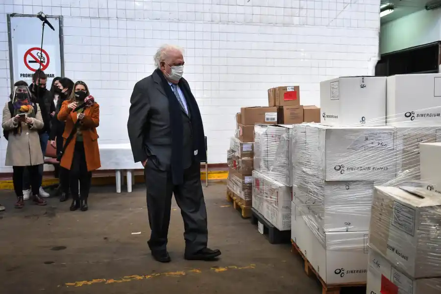MINISTRO. Ginés, al denunciar el caso de las vacunas vencidas. Foto: Télam