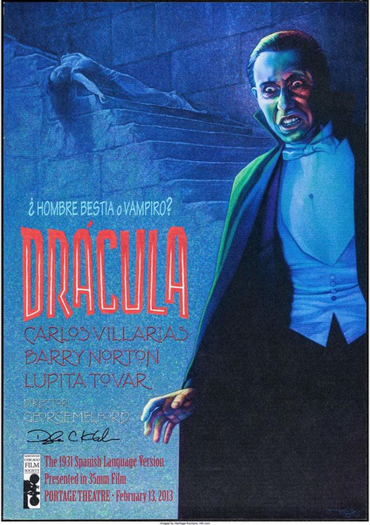 DRÁCULA. El inicio del cine sonoro hacía que los estudios filmaran una versión en inglés y otra en el idioma del país adonde iba  la copia.  