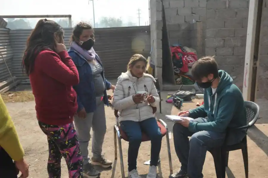 LA VIUDA. “Me hablaba pero no se entendían sus ultimas palabras”.