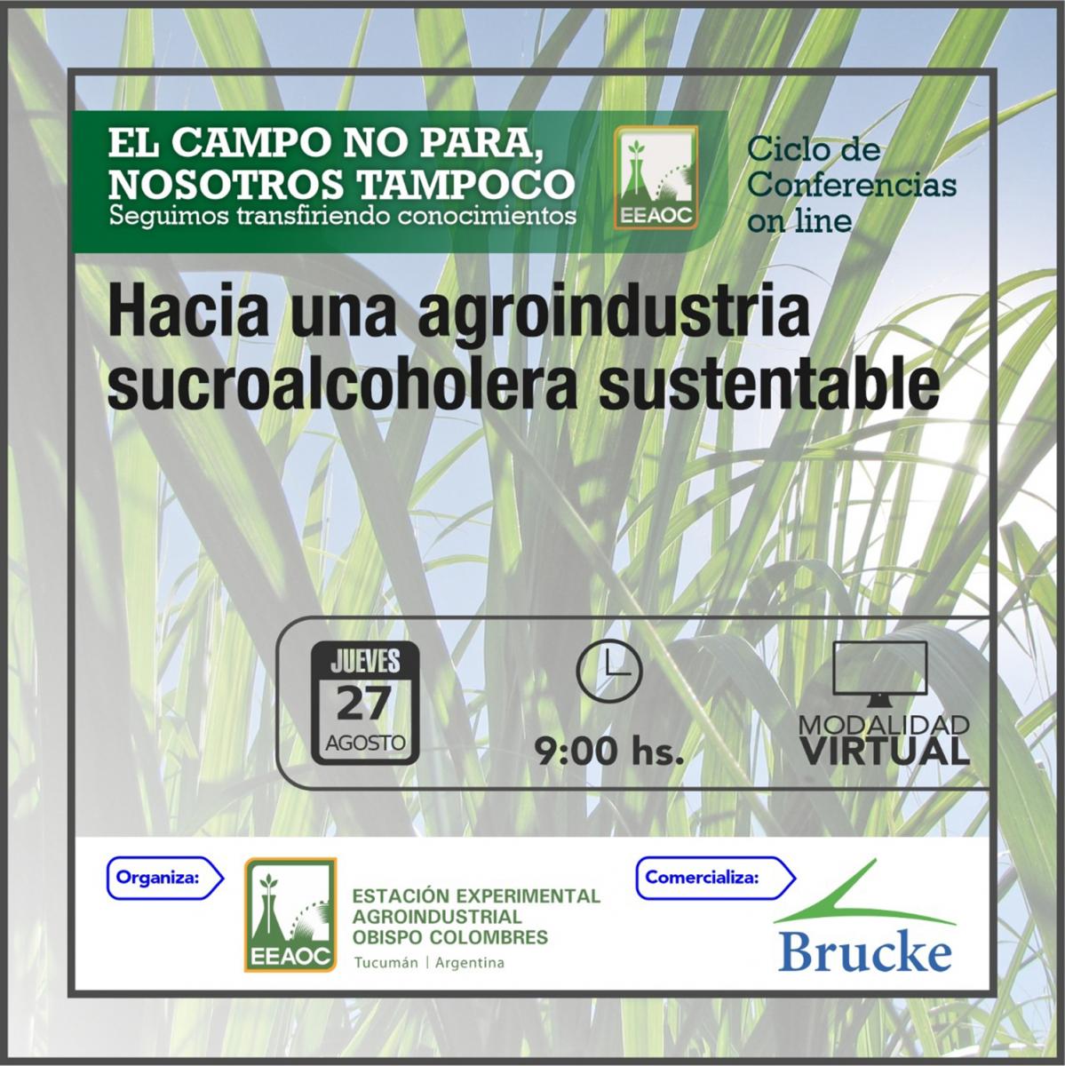 La agroindustria sucroalcoholera sustentable será el eje de una capacitación de la Eeaoc