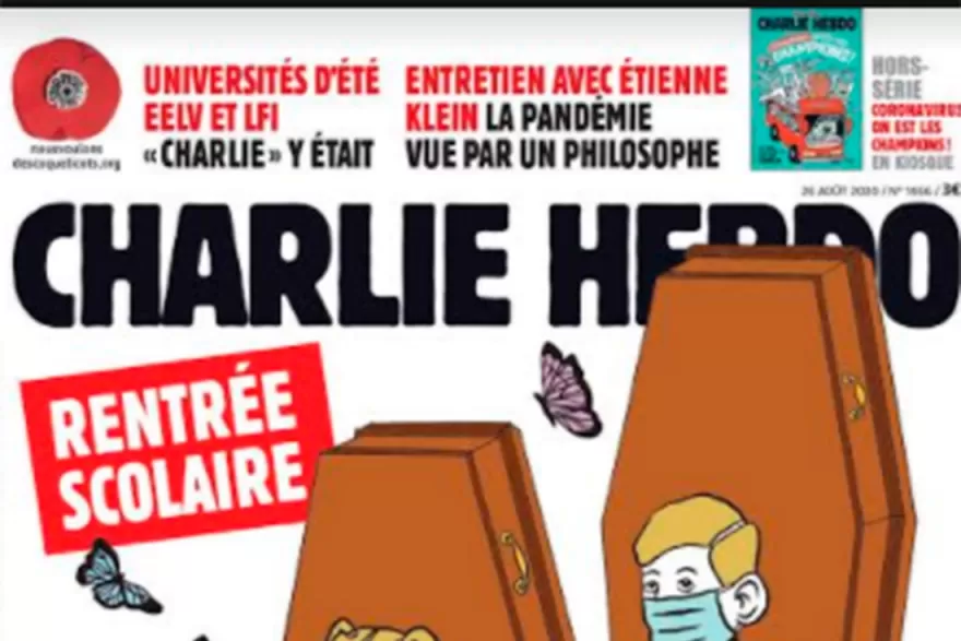 Abren escuelas en Francia: la impactante tapa de Charlie Hebdo