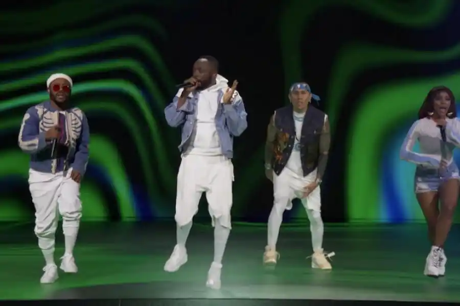 BLACK EYED PEAS. Ofrecieron en vivo “Vida loca” y “I gotta a feeling”.