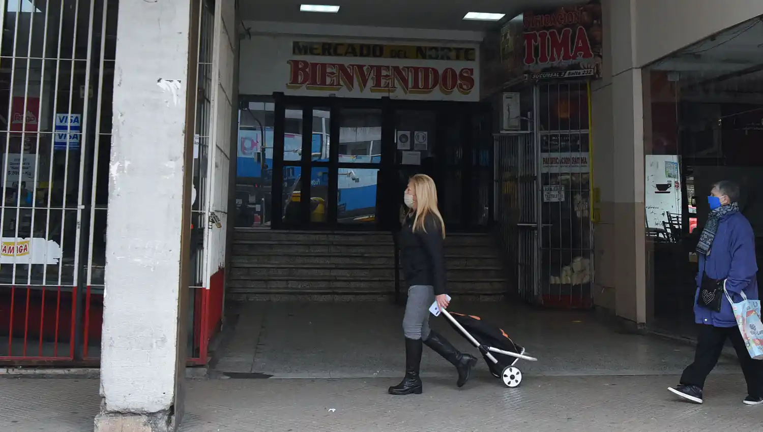 El Mercado del Norte fue cerrado por prevención.