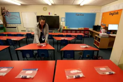 En Europa, la vuelta a las aulas se hace con barbijo