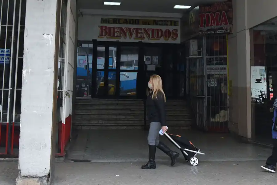 El Mercado del Norte fue cerrado por prevención.