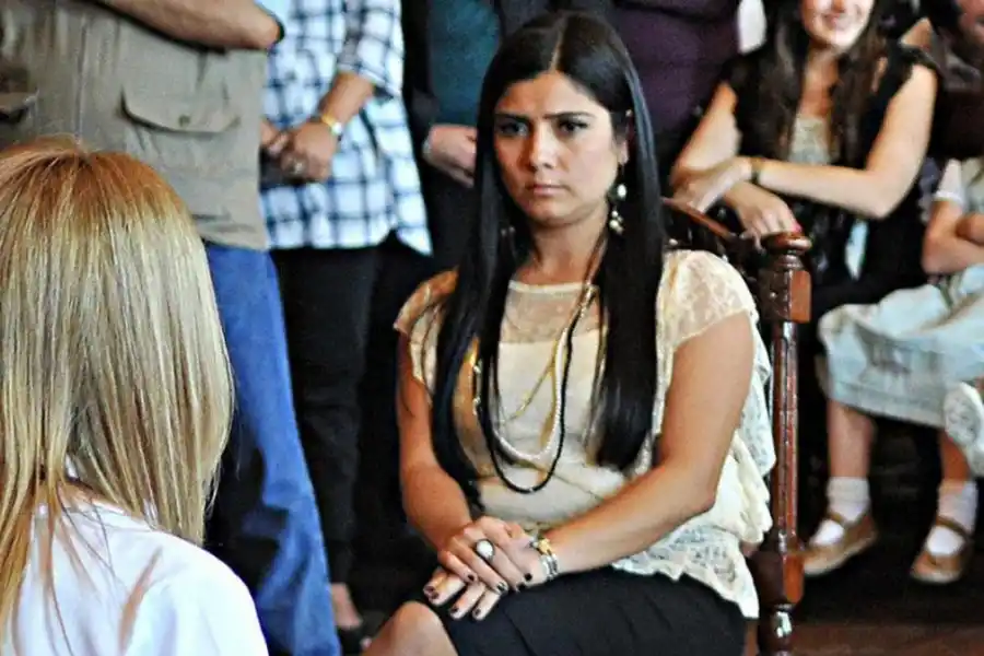 “SÍ, JURO”. Una de las pocas fotos de Rivadeneira.  