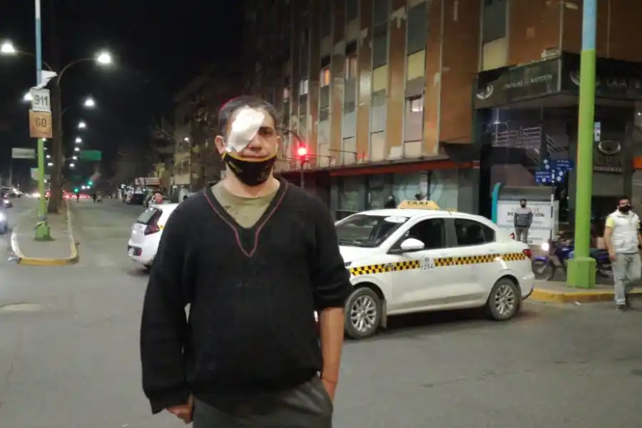 LA VÍCTIMA. Luis Luna fue atacado en Villa 9 de Julio.