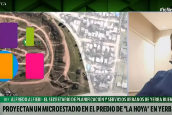 Dan forma al proyecto del microestadio en La Hoya
