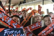 Los hinchas de Wuhan volvieron a las canchas por primera vez desde la pandemia