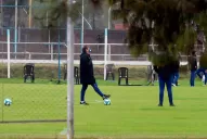 Casi seis meses después, Zielinski volvió a dirigir una práctica del Decano