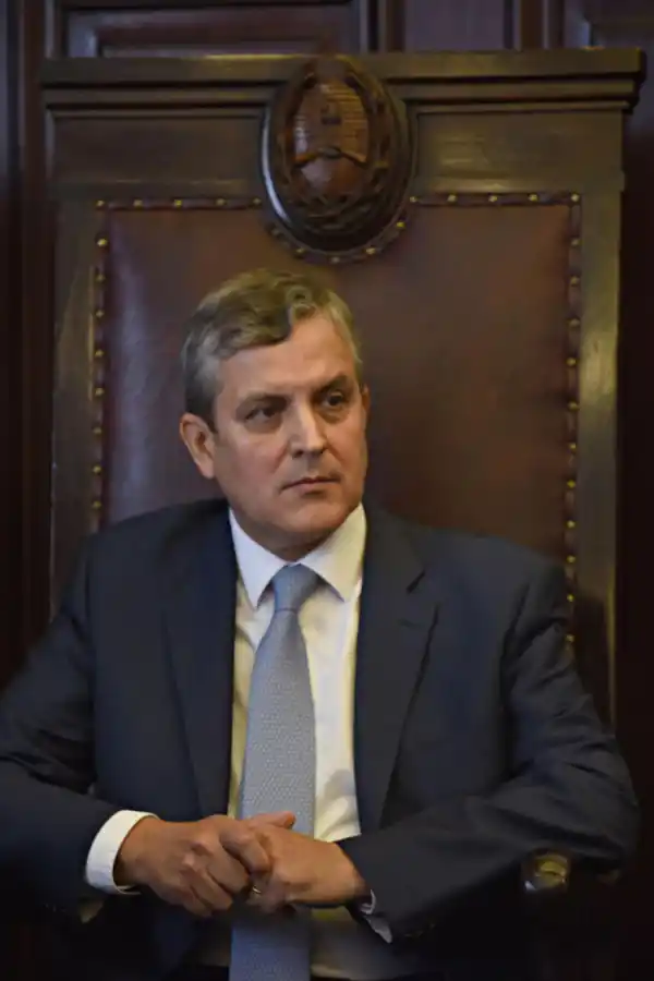 VOCAL DENUNCIADO. Daniel Leiva, miembro de la Corte.