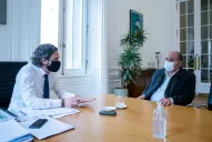 Manzur y Cafiero conversaron sobre la situación de la covid-19 en Tucumán