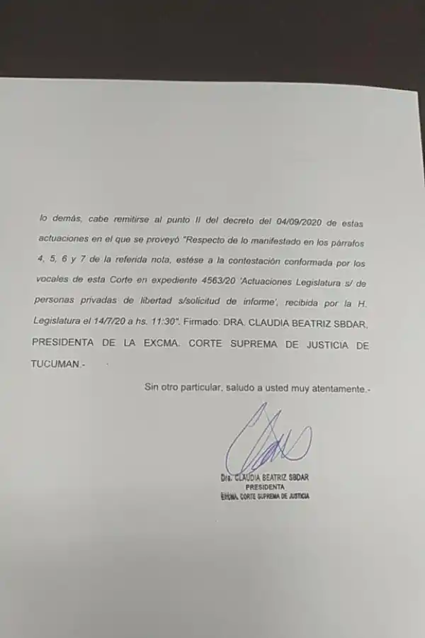 Jaldo reivindicó la facultad de la Legislatura para pedir informes a otros poderes