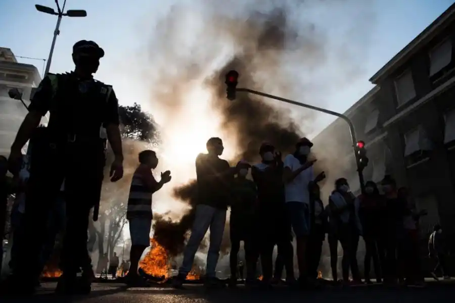 EN TRIBUNALES. Una ocupación en Tapia generó una movilización.