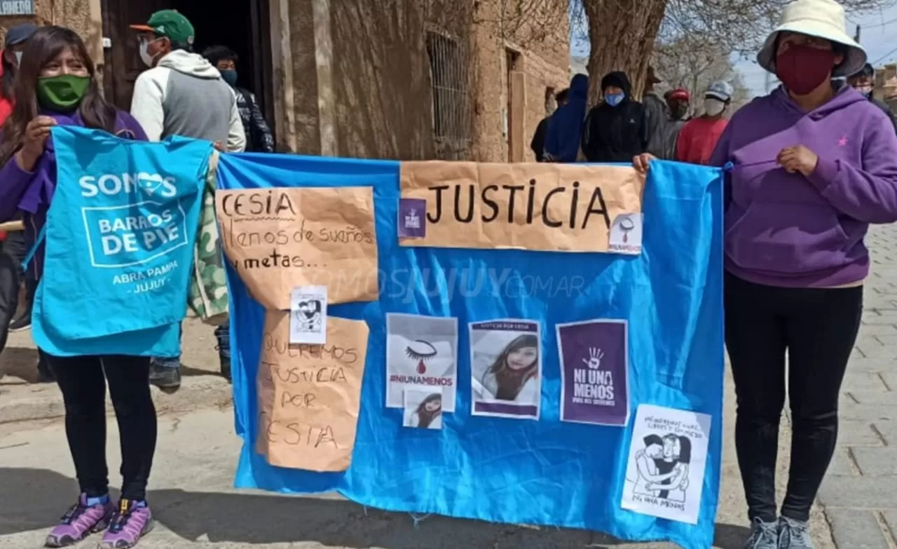Marcharon en Jujuy para pedir justicia por el femicidio de Cesia Reinaga