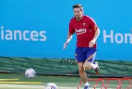 Tenía el día libre, pero Messi fue a entrenar