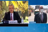 Con críticas al macrismo, Manzur y Fernández lanzaron obras para Tucumán