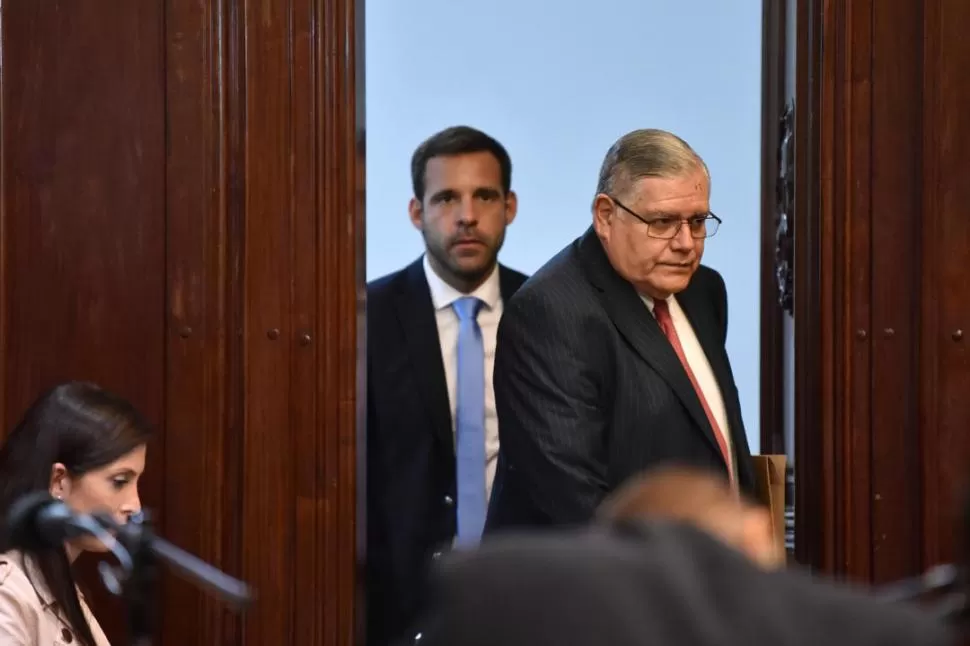 EX LEGISLADOR Y ABOGADO. Juan Eduardo Rojas en los Tribunales.  la gaceta / foto de Ines Quinteros Orio