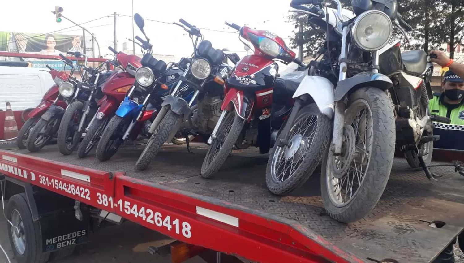 Secuestraron 19 motos que habrían estado corriendo “Picadas”