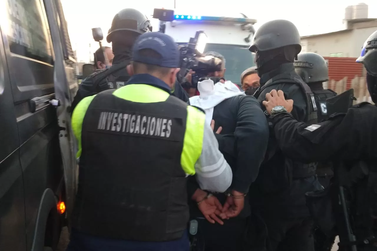 OTRA VEZ DETENIDO. Hormiga, de 33 años, es arrestado en un operativo por el crimen de Ana Dominé. Foto: Ministerio de Seguridad