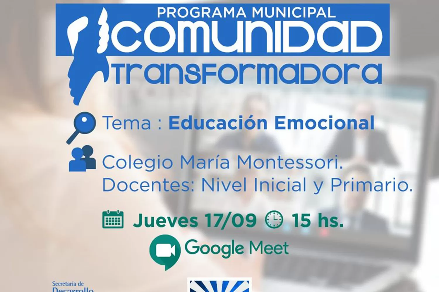 Educación emocional: programa municipal destinado a docentes, padres y alumnos