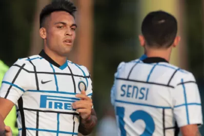 Lautaro Martínez convierte doblete para el triunfo de Inter en un amistoso