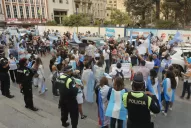 Video: así se vivió la protesta del #19S frente a la Casa de Gobierno de Tucumán