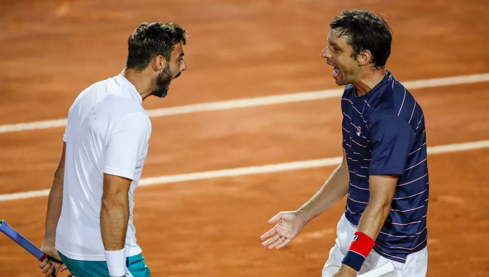 CAMPEÓN. Zeballos se consagró en dobles del Masters 1000 de Roma (Italia).