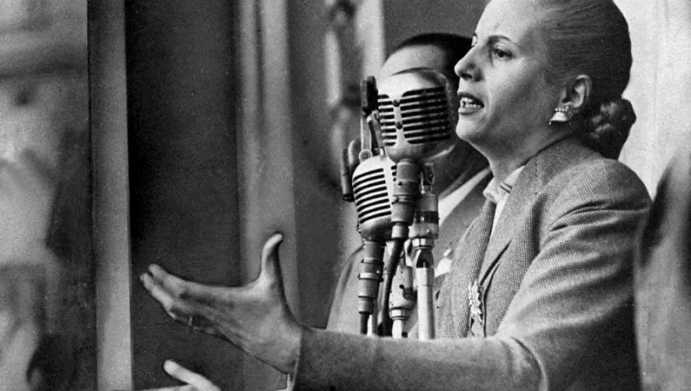 HOMENAJE. La CGT homenajeó a Eva Perón, por un nuevo aniversario de la promulgación del voto femenino.