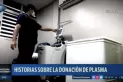 La donación de plasma no es personalizada, pero igualmente la solidaridad es bien recibida