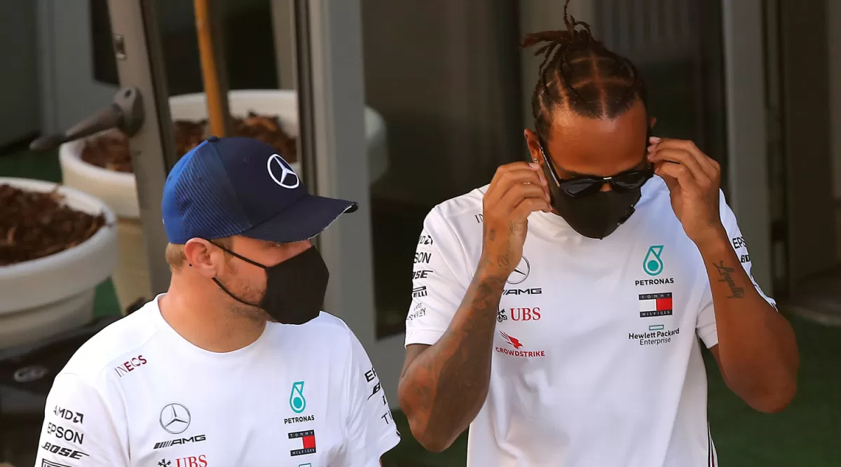 EN SOCHI. Bottas y Hamilton buscarán otro fin de semana inolvidable para Mercedes.
