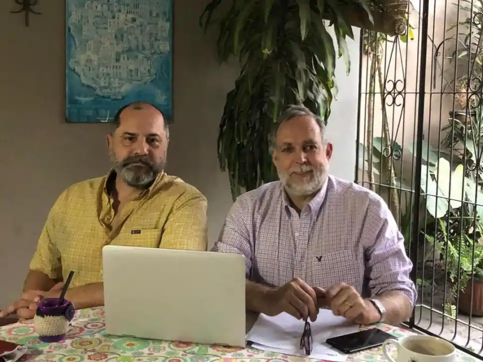 DÚO CREATIVO. Andrés D’Andrea y Santiago Rex Bliss tuvieron a su cargo el guión.