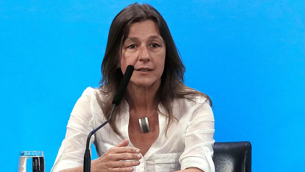 ESTUDIO. La ministra de Seguridad de la Nación, Sabina Fréderic, presentó un informe sobre hechos delictivos denunciados entre 2015 y el año pasado.