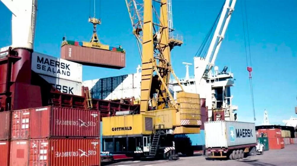 CRECIMIENTO. El porcentaje de contenedores llenos embarcados en toda la jurisdicción portuaria nacional creció un 3,7%.