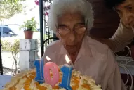 Luisa, la abuela tucumana que festejó sus 101 años por zoom