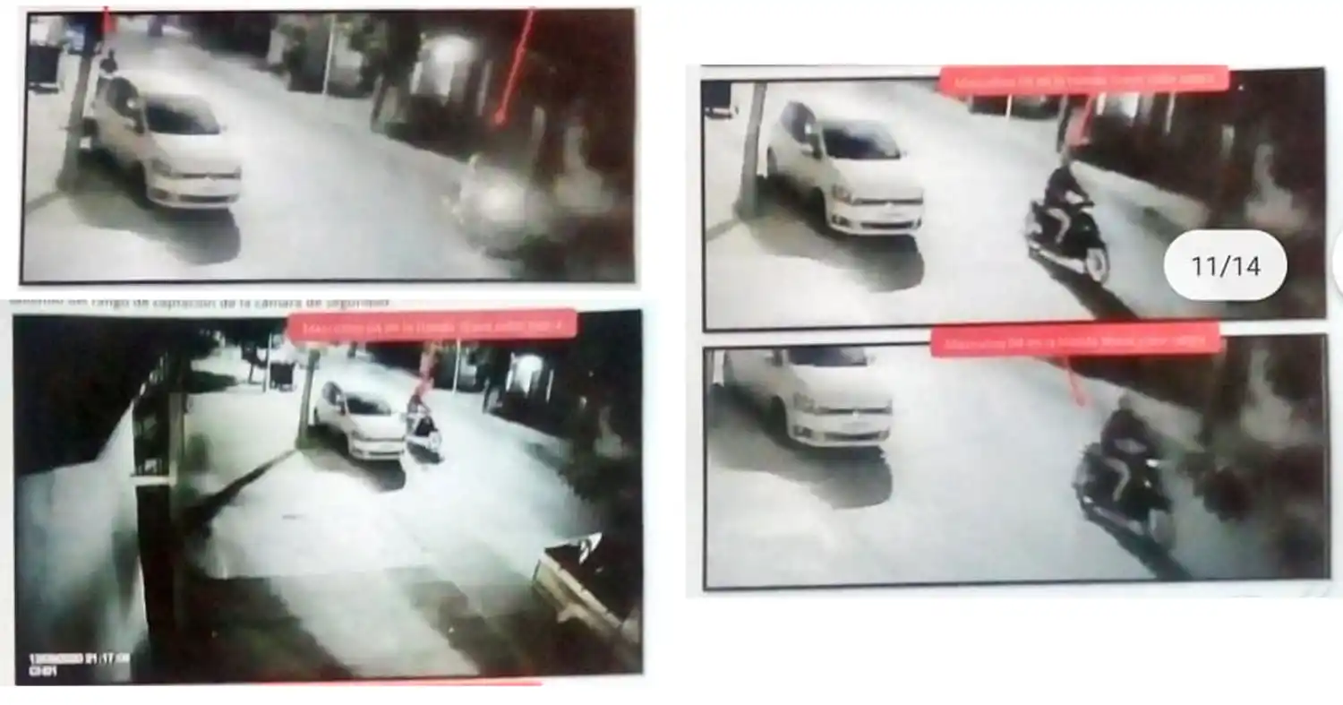 Las cámaras de seguridad dejaron algunas escenas clave