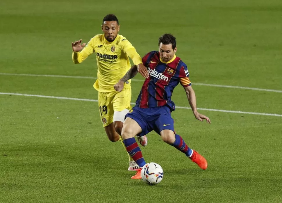 DESEQUILIBRANTE. Lionel Messi volvió a jugar en forma oficial con Barcelona, marcó un gol y fue el encargado de generar el cuarto tanto, que fue en contra.  