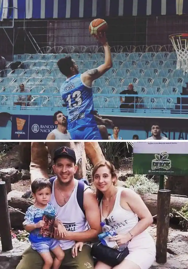 LARGA ESPERA. Fernando Ortíz jugó para Tucumán BB hasta la suspensión. Hoy espera novedades junto a su familia.  